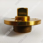 BRASS DRAIN PLUG & PLATE GARBOARD-1