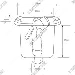 CASE FOR SHOWER HEAD WITH LID SQUARE -3