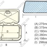CLASSIC DECK HATCH GREY 275mm x 375mm – 3