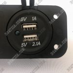 DOUBLE USB PORT WITH VOLTMETER SOCKET-3