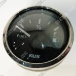 KUS FUEL LEVEL GAUGE BLACK FACE 52MM