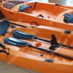 Seaflo Fishing Kayak with Split Oars – Orange – 1