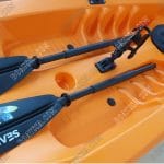 Seaflo Fishing Kayak with Split Oars – Orange – 4